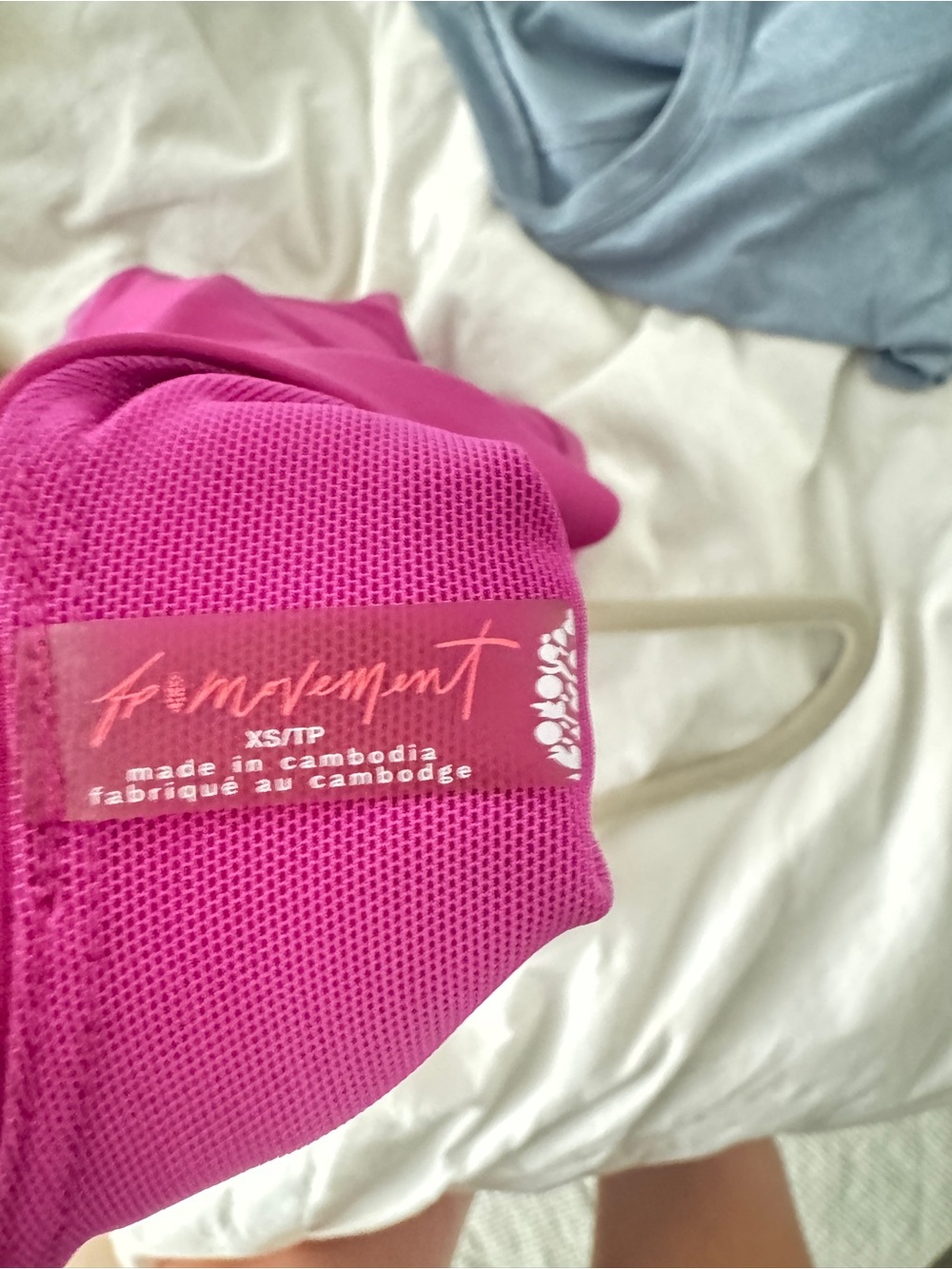 FP Movement by Free People Fuchsia Mesh Active Romper - Picture 3 of 3